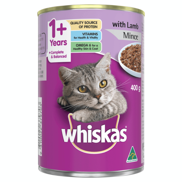 Wet Cat Food Adult 1 Plus Lamb Mince
